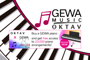 Opération partitions sans limites avec GEWA x OKTAV !
